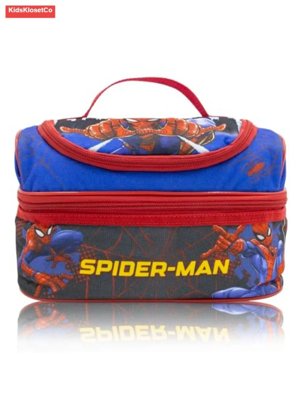 Insulated Marvel Spiderman Lunch Bag - Reusable Kids Lunch Box